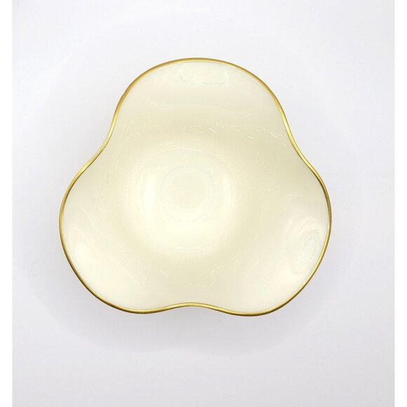 Lenox Devon Collection Gold 5" All Purpose Bowl with 24K Gold Trim USA Made - Picture 6 of 8